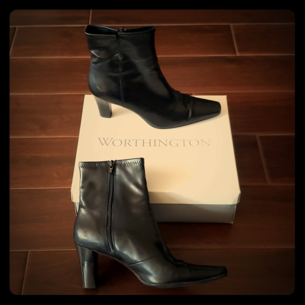 Worthington Black Ankle Boots